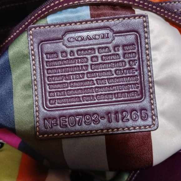 Coach Ergo Belted Hobo/ Tote Travel Bag Y2K 2007 Legacy Collection XL - Picture 9 of 10